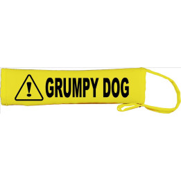 Grumpy Dog - Fluorescent Neon Yellow Dog Lead Slip