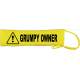 Grumpy Owner - Fluorescent Neon Yellow Dog Lead Slip