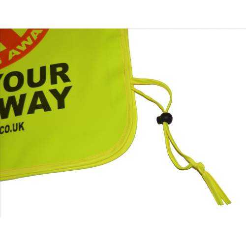 Keep Your Dog Away - Fluorescent Neon Yellow Tabbard