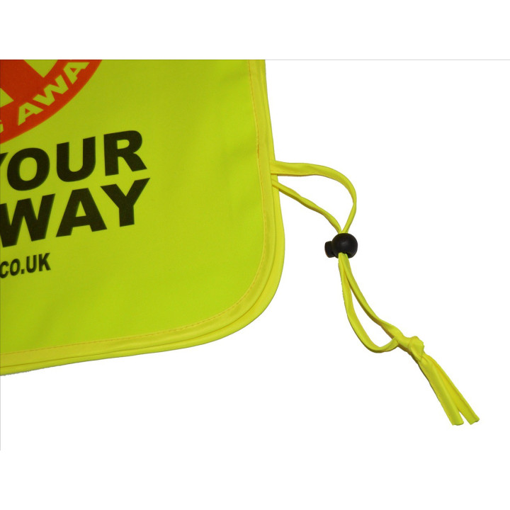 Keep Your Dog Away - Fluorescent Neon Yellow Tabbard
