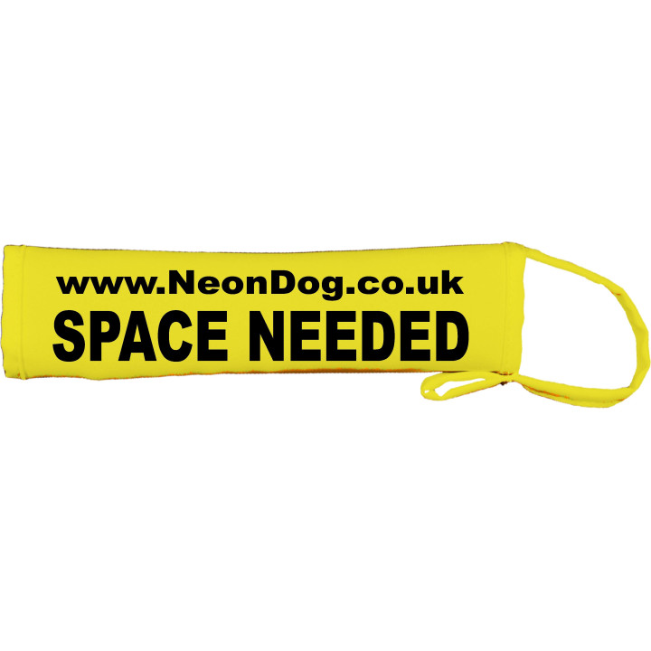 The Original NeonDog® Space needed lead slip - Fluorescent Neon Yellow Dog Lead Slip