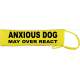 Anxious Dog May Over react - Fluorescent Neon Yellow Dog Lead Slip
