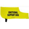 emotional support dog - Fluorescent Neon Yellow Dog Coat Jacket