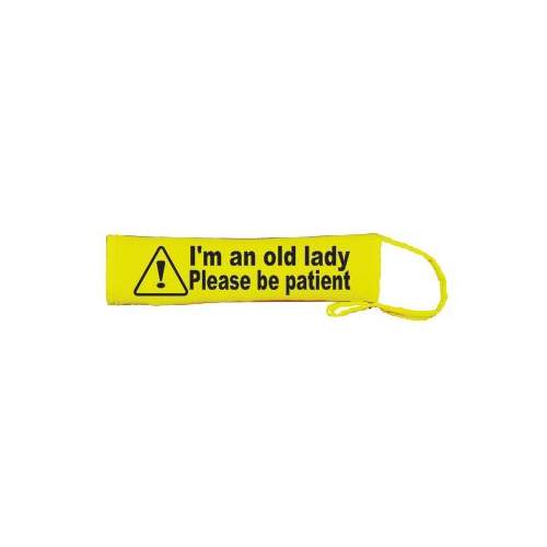 I'm an old lady please be patient - Fluorescent Neon Yellow Dog Lead Slip
