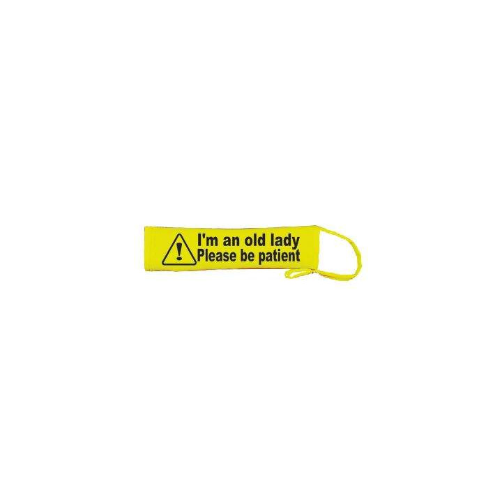 I'm an old lady please be patient - Fluorescent Neon Yellow Dog Lead Slip