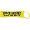 SPACE NEEDED I'M BLIND - Fluorescent Neon Yellow Dog Lead Slip