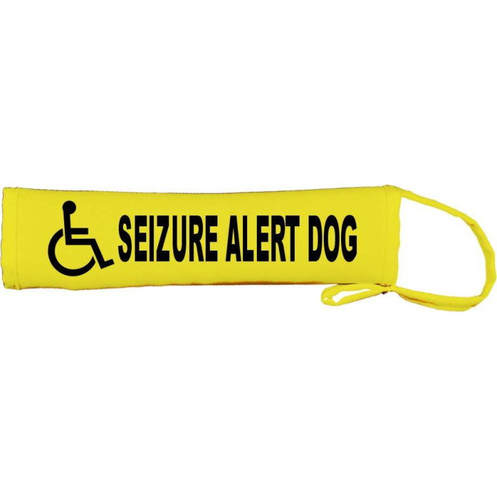 Disabled Seizure Alert Dog  - Fluorescent Neon Yellow Dog Lead Slip