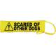 Scared of Other Dogs - Fluorescent Neon Yellow Dog Lead Slip