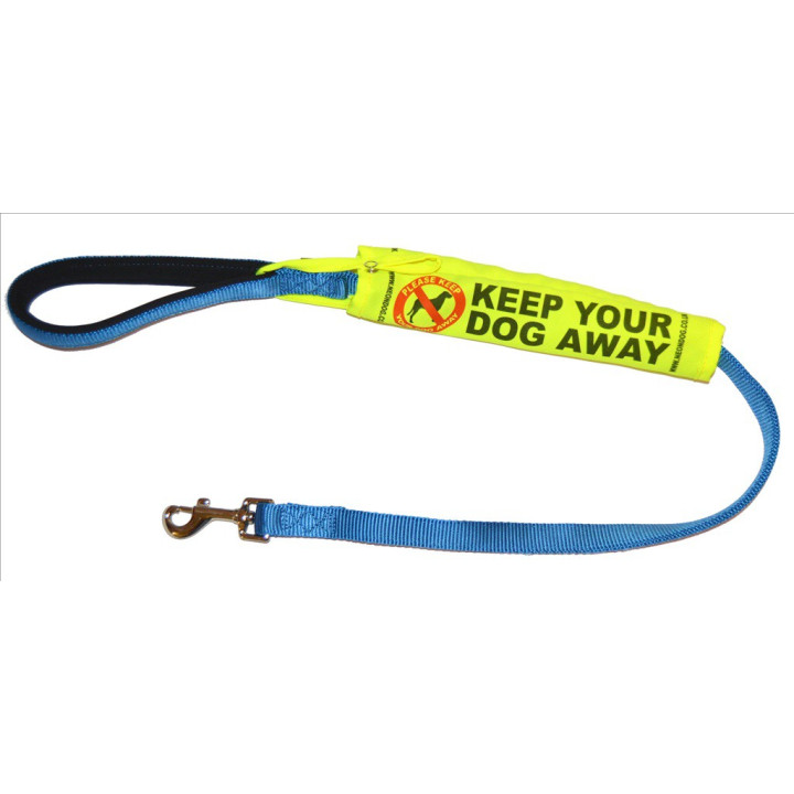 Keep Your Dog Away - Fluorescent Neon Yellow Dog Lead Slip