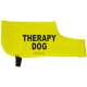 Therapy Dog - Fluorescent Neon Yellow Dog Coat Jacket