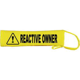 REACTIVE OWNER - Fluorescent Neon Yellow Dog Lead Slip