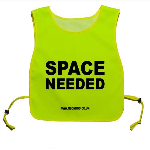 Space Needed - Fluorescent Neon Yellow Tabard