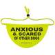 Anxious & Scared Of Other Dogs - Fluorescent Neon Yellow Dog Bandana