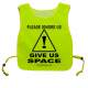 scared of big dogs - Fluorescent Neon Yellow Tabard