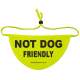 Not Dog Friendly - Fluorescent Neon Yellow Dog Bandana