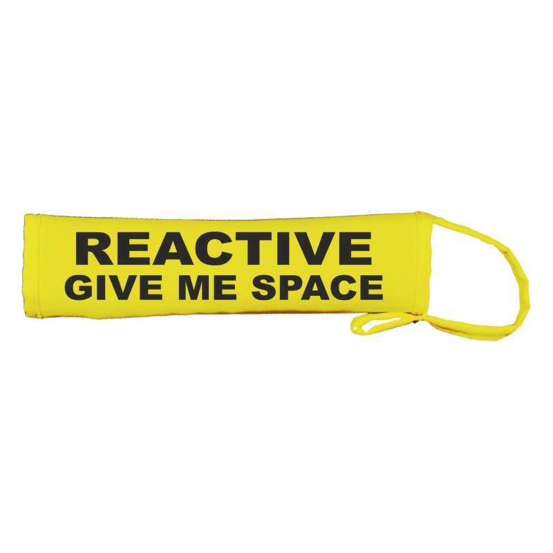 Keep Your Dog Away - Fluorescent Neon Yellow Dog Lead Slip