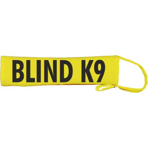 BLIND K9- Fluorescent Neon Yellow Dog Lead Slip