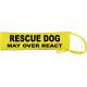 Rescue Dog May Over react - Fluorescent Neon Yellow Dog Lead Slip