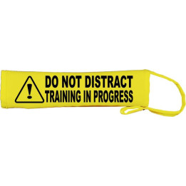 Caution: Do Not Distract Training In Progress Dog Lead Slip Cover