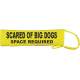 SCARED OF BIG DOGS - SPACE REQUIRED - Fluorescent Neon Yellow Dog Lead Slip