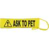 Keep Your Dog Away - Fluorescent Neon Yellow Dog Lead Slip