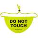DO NOT TOUCH - Fluorescent Neon Yellow Dog Bandana