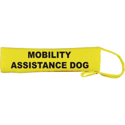 Mobility Assistance Dog - Fluorescent Neon Yellow Dog Lead Slip