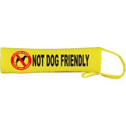 Not Dog Friendly - Fluorescent Neon Yellow Dog Lead Slip