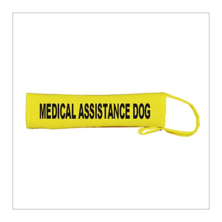Medical Assistance Dog - Fluorescent Neon Yellow Dog Lead Slip