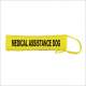 Medical Assistance Dog - Fluorescent Neon Yellow Dog Lead Slip