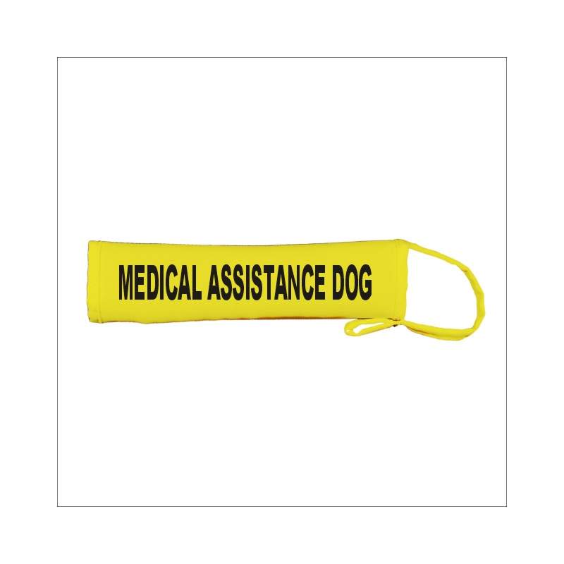 Medical Assistance Dog - Fluorescent Neon Yellow Dog Lead Slip