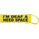 Keep Your Dog Away - Fluorescent Neon Yellow Dog Lead Slip