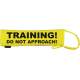 Keep Your Dog Away - Fluorescent Neon Yellow Dog Lead Slip