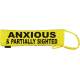 Anxious & Partially sighted - Fluorescent Neon Yellow Dog Lead Slip