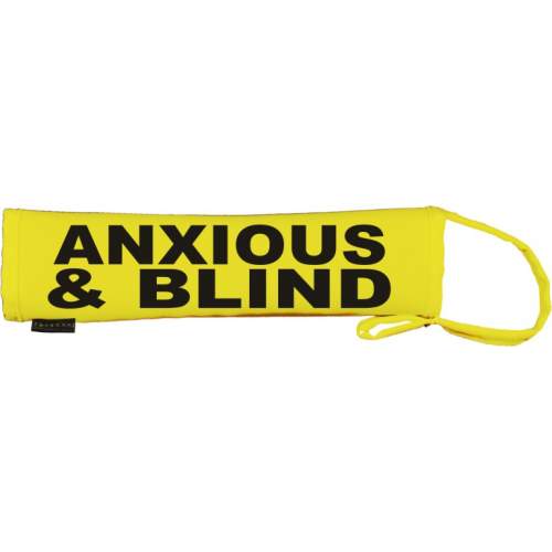 Anxious & Blind - Fluorescent Neon Yellow Dog Lead Slip