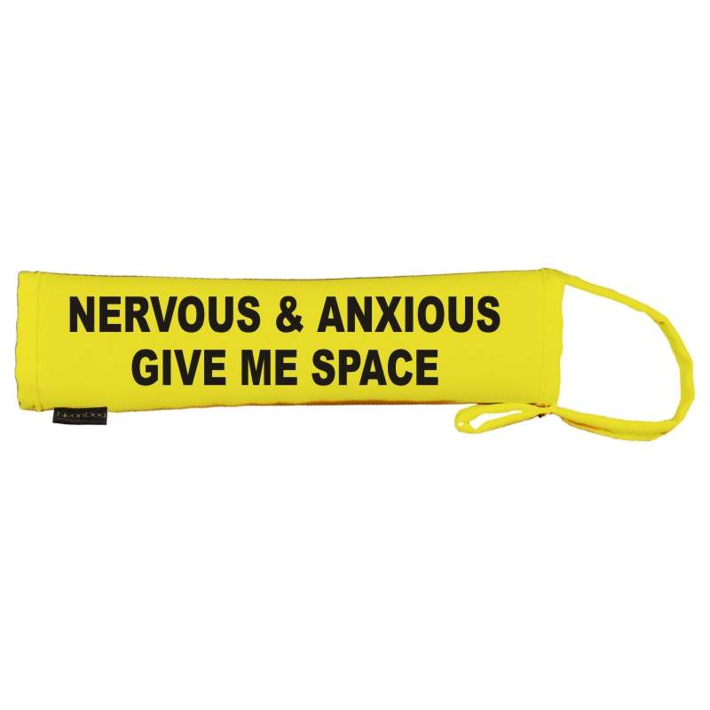 Keep Your Dog Away - Fluorescent Neon Yellow Dog Lead Slip