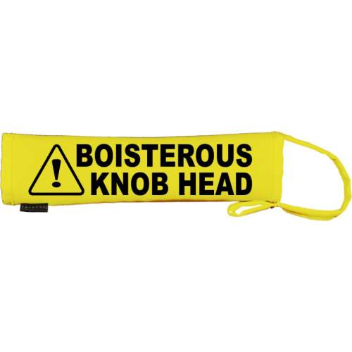 Boisterous Knob head - Fluorescent Neon Yellow Dog Lead Slip
