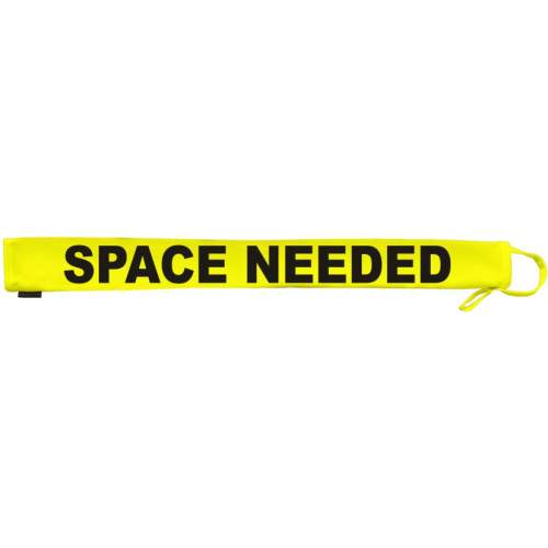 Space Needed - Extra Long Fluorescent Neon Yellow Dog Lead Slip