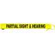Partial Sight & Hearing - Extra Long Fluorescent Neon Yellow Dog Lead Slip