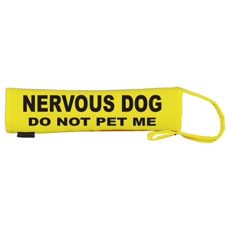 Keep Your Dog Away - Fluorescent Neon Yellow Dog Lead Slip