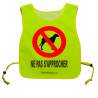 NE PAS S APPROCHER - French Keep Away - Fluorescent Neon Yellow Tabard