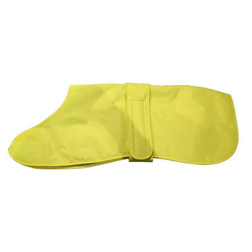 24&quot; Sherpa Fleece Flo Yellow Rain Coat