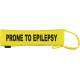 Prone to Epilepsy - Fluorescent Neon Yellow Dog Lead Slip