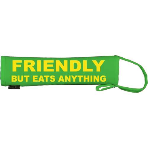 Keep Your Dog Away - Fluorescent Neon Yellow Dog Lead Slip