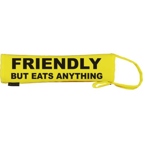 Keep Your Dog Away - Fluorescent Neon Yellow Dog Lead Slip