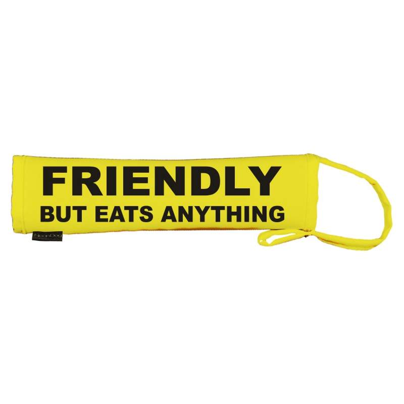 Keep Your Dog Away - Fluorescent Neon Yellow Dog Lead Slip