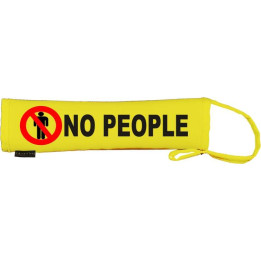 No People With logo - Fluorescent Neon Yellow Dog Lead Slip