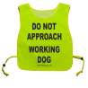 My Dog Requires Space - Fluorescent Neon Yellow Tabbard
