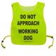 Do Not Approach Working Dog - Fluorescent Neon Yellow Tabard