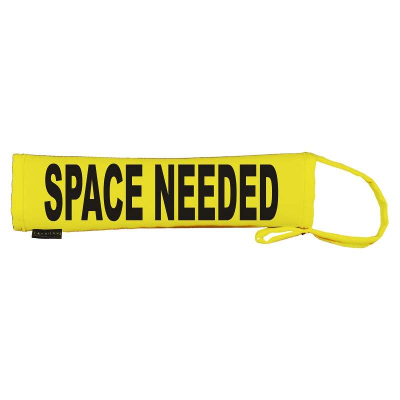 Space Needed - Fluorescent Neon Yellow Dog Lead Slip